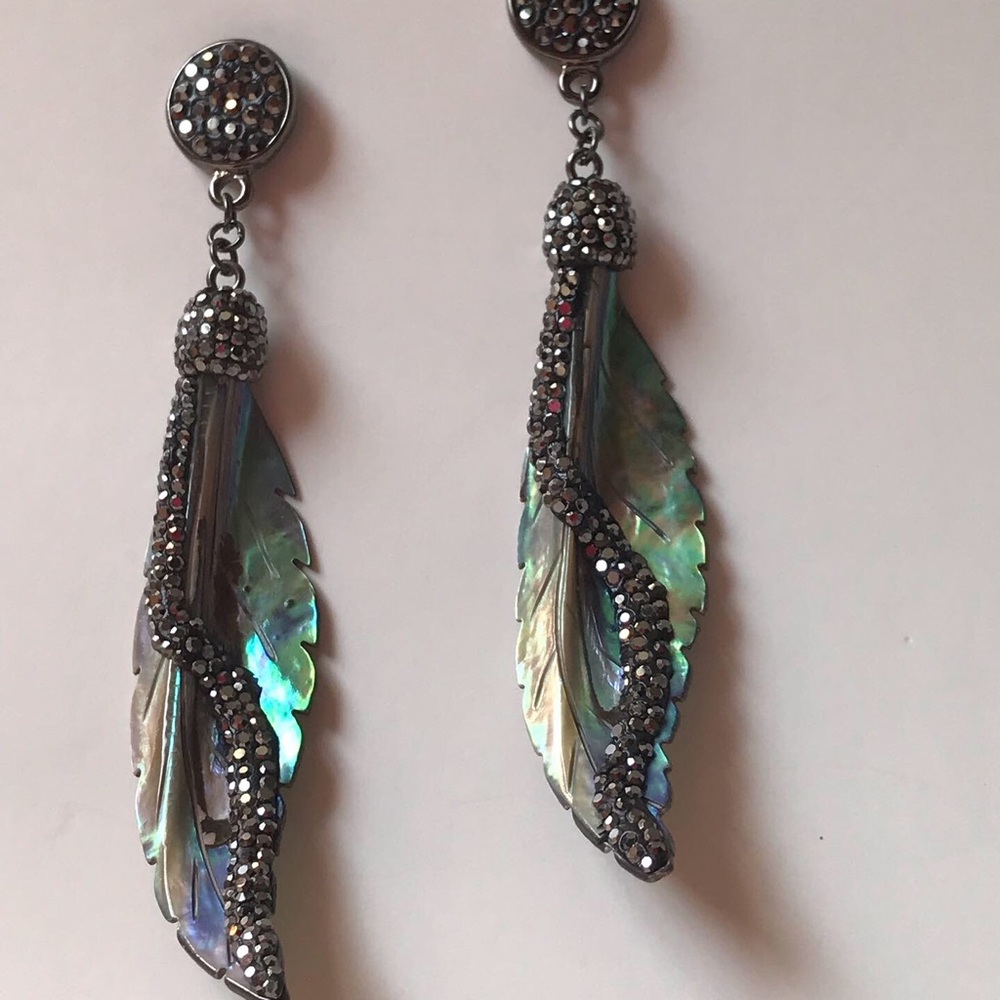 Abalone Earring,Stud Drop Dangle Earrings - image 6